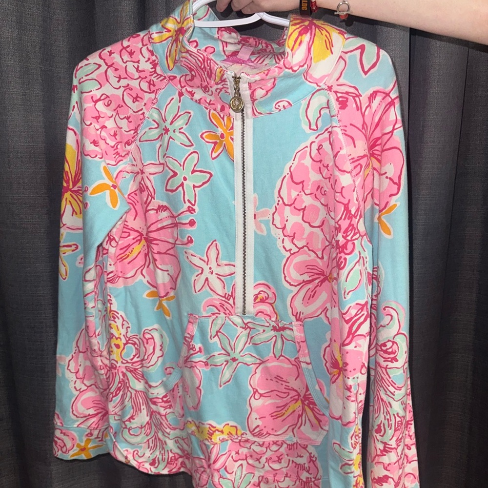 Floral Women's Jacket - Pink and Blue